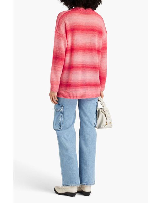 Missoni Pink Striped Knitted Sweater