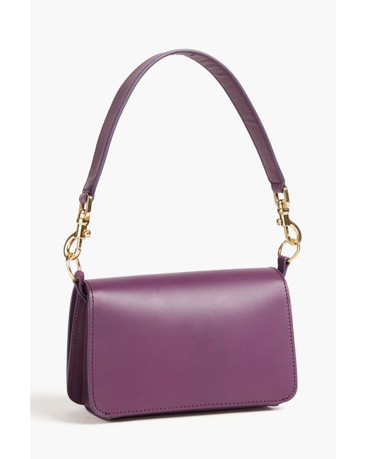 Atp Atelier Purple Corsina Leather Shoulder Bag