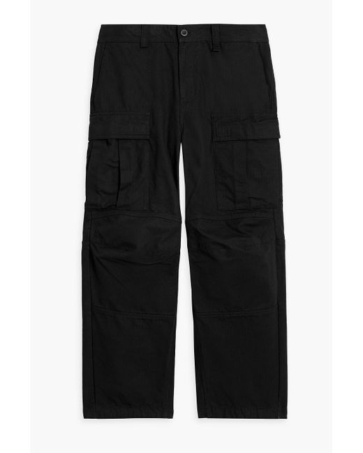 Balenciaga Black Cotton-ripstop Cargo Pants for men