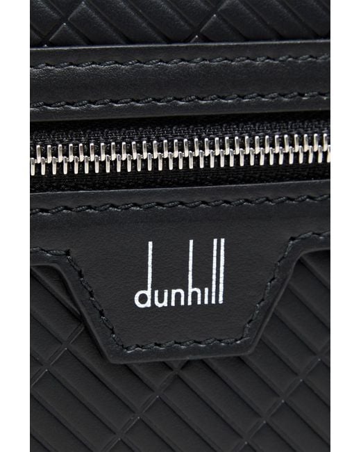 Dunhill Messenger bag aus geprägtem leder in Black für Herren