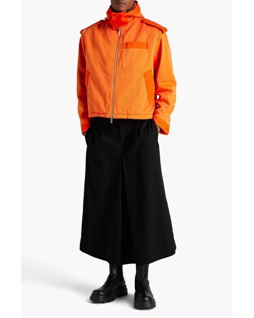 Dior Kapuzenjacke aus denim in Orange für Herren