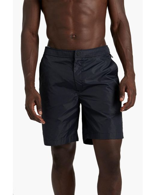 Onia Blue Mid-length Swim Shorts for men
