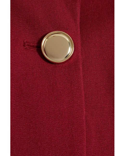 10 Crosby Derek Lam Red Allir Cotton-blend Twill Blazer