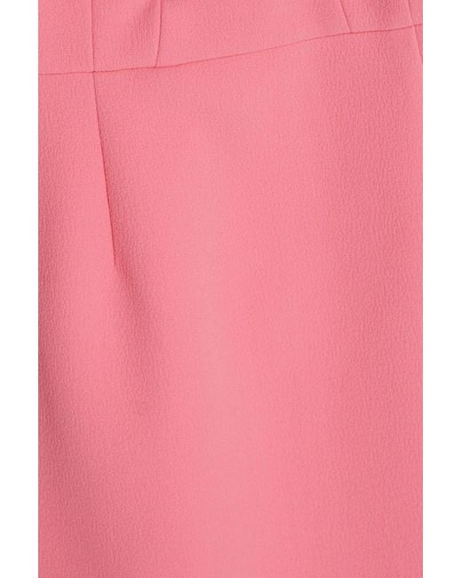 Rebecca Vallance Pink Brittany minikleid aus crêpe mit verzierung