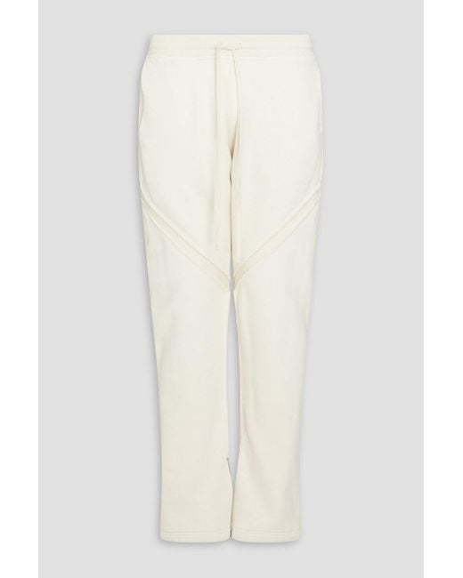 John Elliott White Frame French Cotton-terry Sweatpants for men