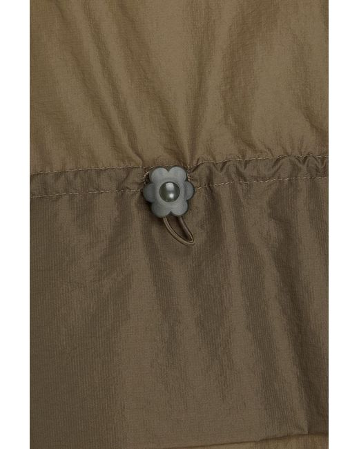 CECILIE BAHNSEN Green Avi Embroidered Ripstop Top
