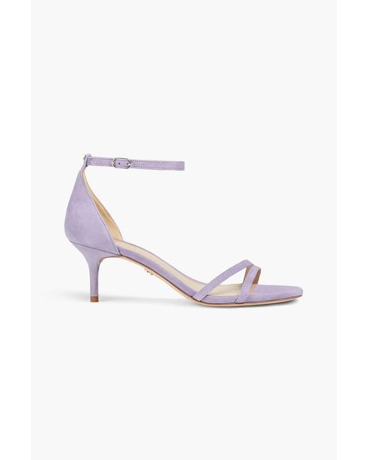 Sam Edelman Purple Peonie Suede Sandals