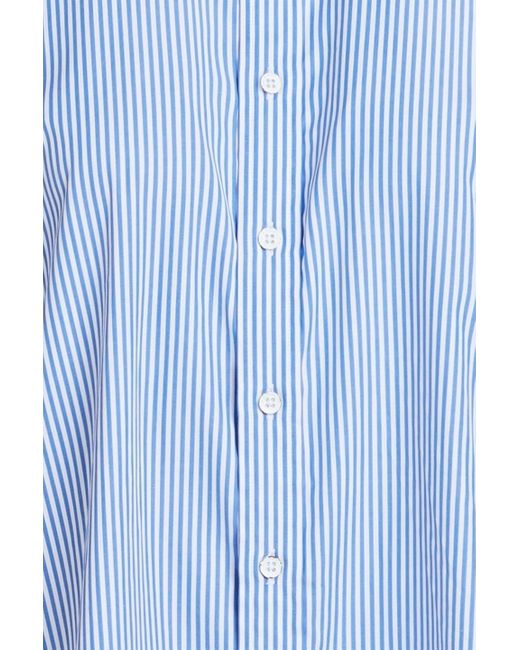 Rag & Bone Blue Diana Striped Cotton-poplin Shirt