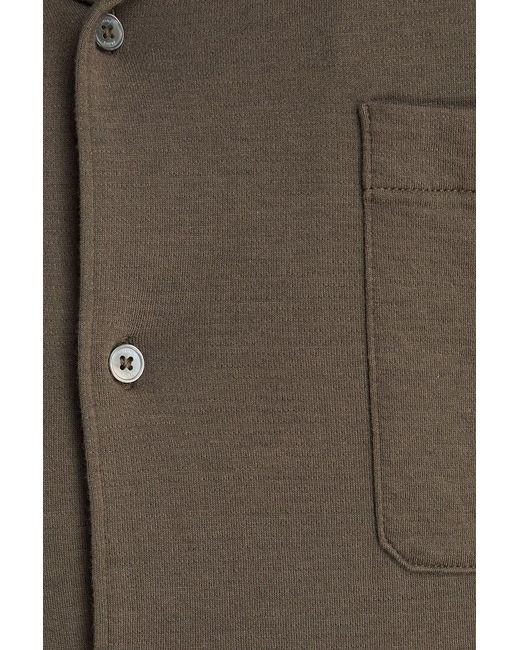 FRAME Brown Cotton-jersey Shirt for men