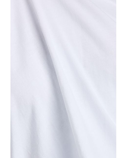 FRAME White Cotton-Jersey Top