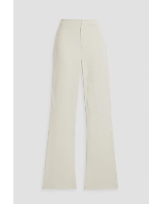 Vince White Crepe Bootcut Pants