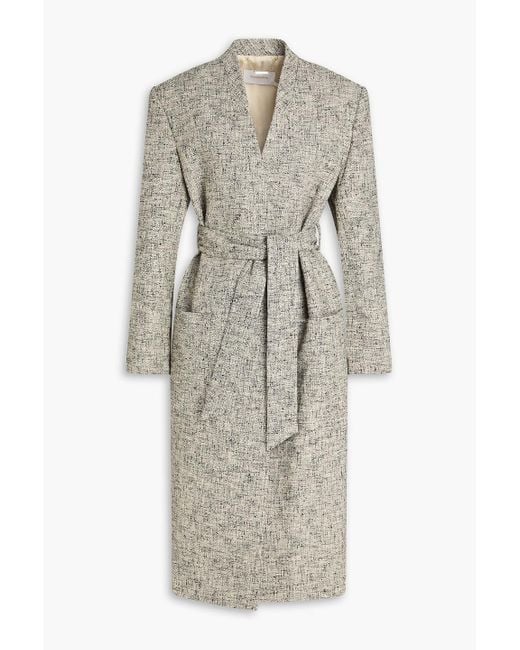 Zimmermann Gray Linen-Blend Coat