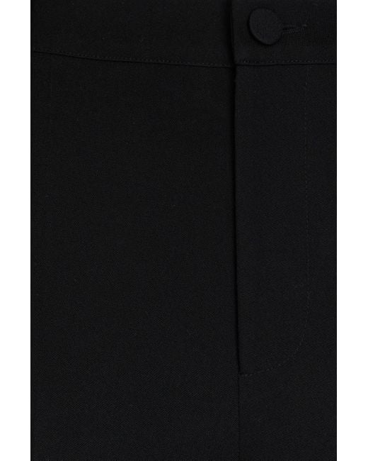 Huishan Zhang Black Wool Flared Pants