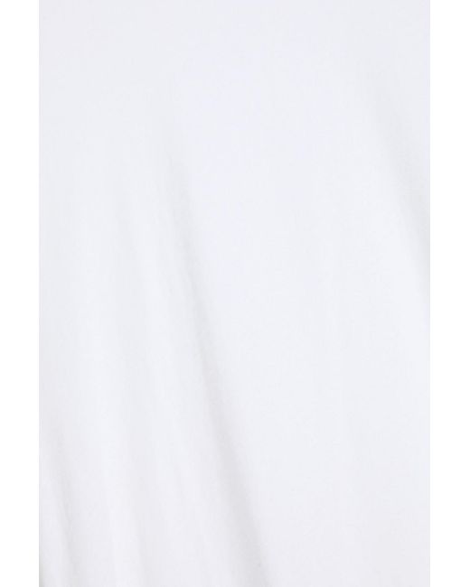 James Perse White Slub Cotton-Jersey T-Shirt
