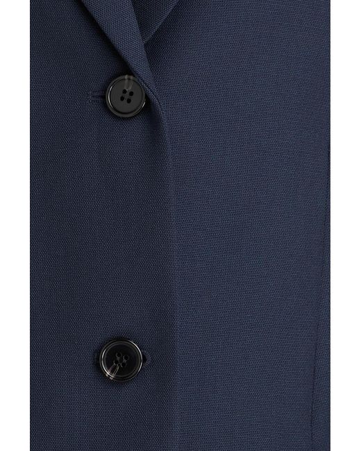 Theory Blue Wool-Blend Vest