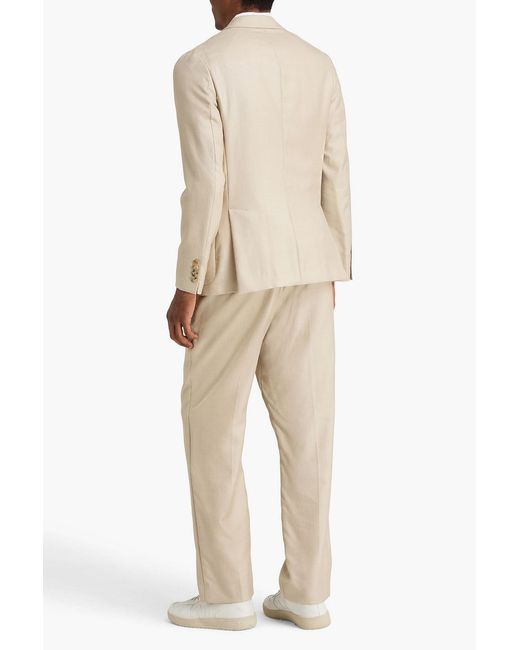 Paul Smith Natural Wool, Silk And Linen-Blend Blazer for men