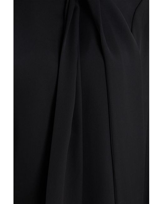Theory Black Silk Blouse