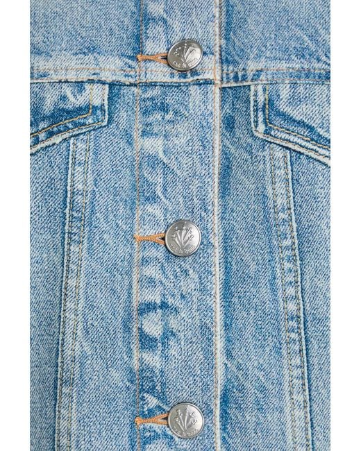 Rag & Bone Blue Miramar Cora Printed Ponte Jacket