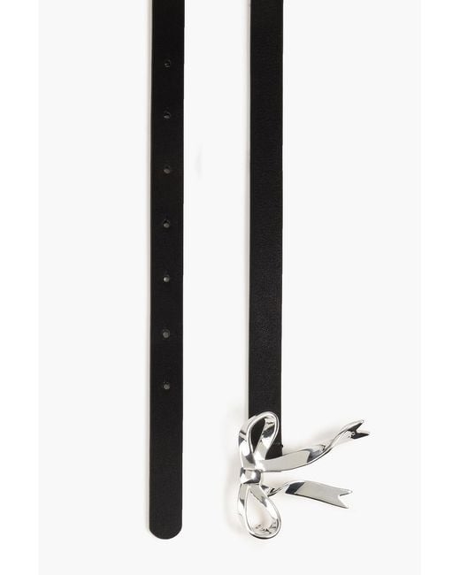 Maje Black Ledergürtel