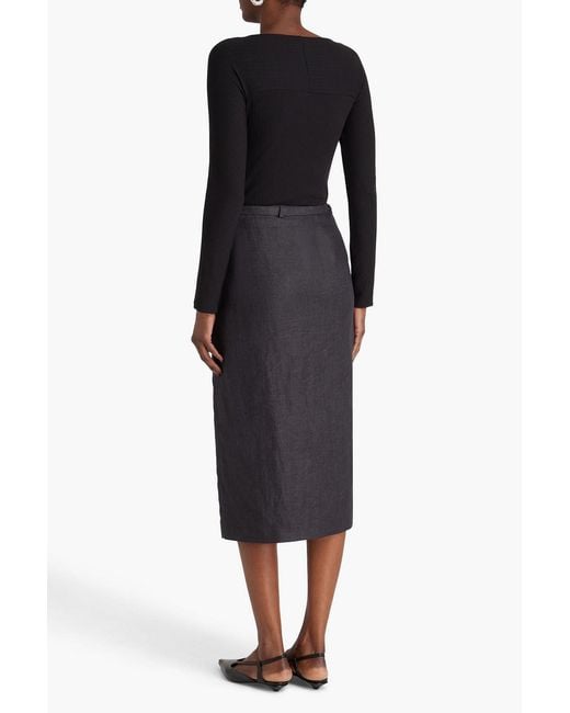Theory Black Modal-blend Top