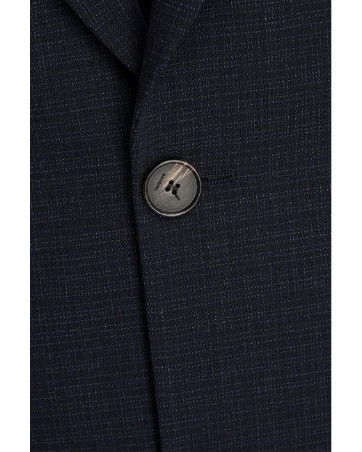 Sandro Blue Wool-jacquard Blazer for men