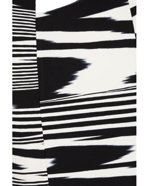 Missoni Black Space-dyed Stretch-knit Skirt