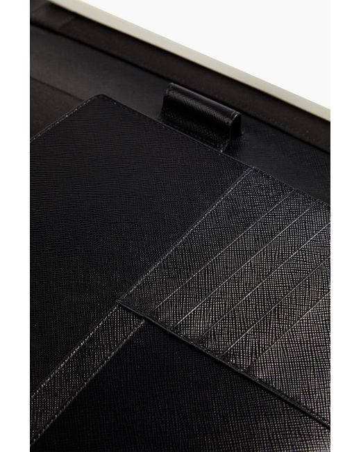 Montblanc Black Textured-leather Document Case for men