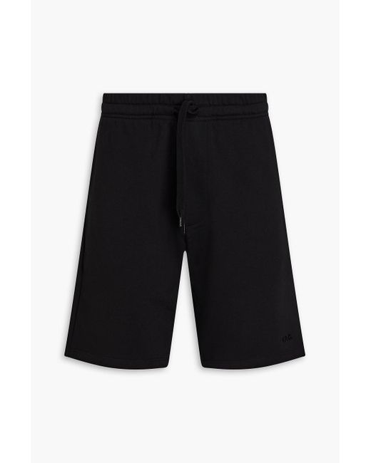 A.P.C. White French Cotton-terry Drawstring Shorts for men