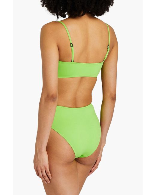 Bondi Born Green Lena badeanzug mit cut-outs
