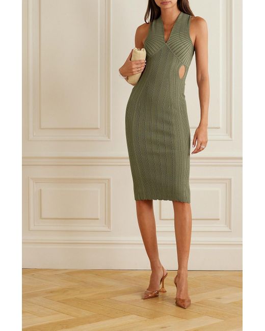 Dion lee green dress hot sale