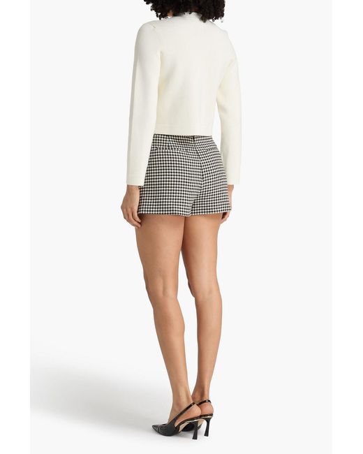 Sandro Natural Ribbed-Knit Cardigan