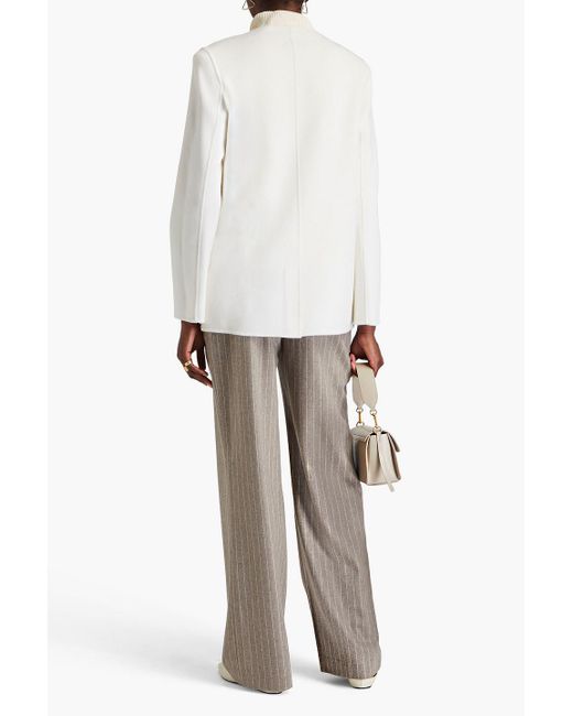 Loulou de Saison White Wool And Cashmere-blend Felt Blazer