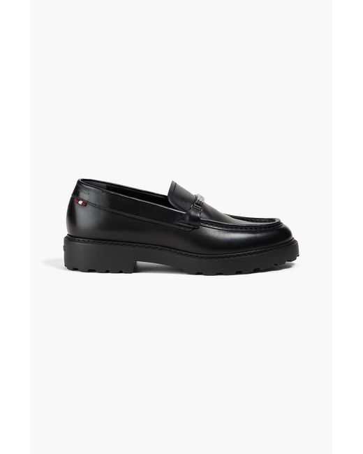 Bally Black Glorian Leather Loafers for men