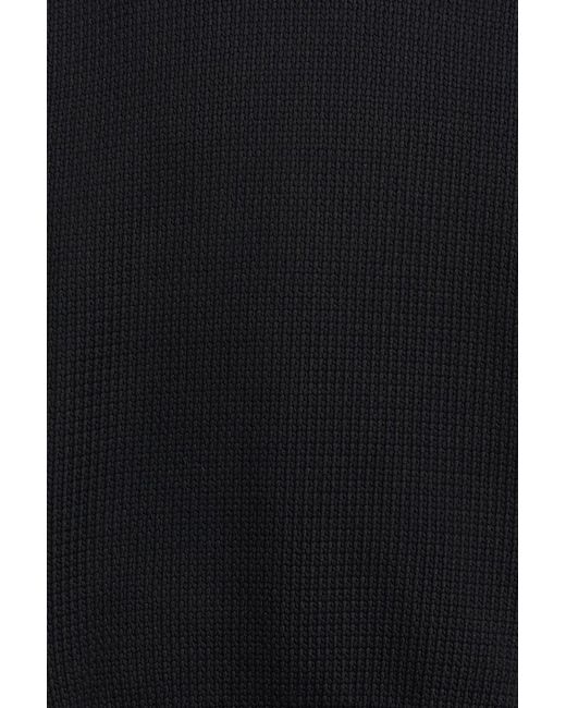 Jil Sander Black Cotton-Blend Sweater for men