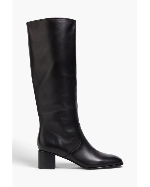 Vince Black Arabel Leather Boots