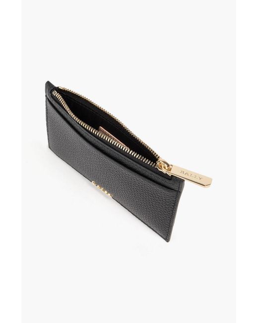 Bally Black Pebbled-Leather Cardholder