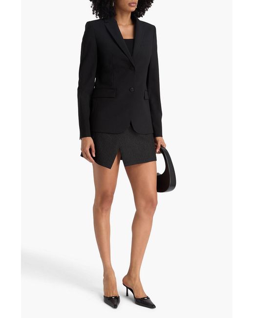 Theory Black Wool-Blend Blazer