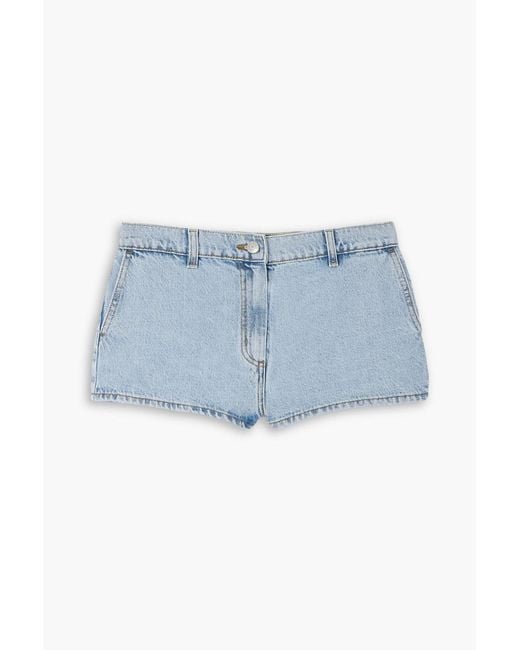 Magda Butrym Blue Denim Shorts