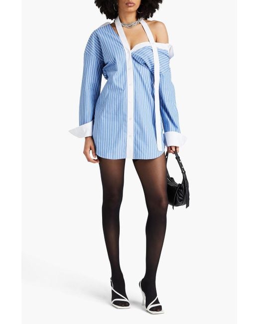 princess polly baby blue dress Bella Hadid Wears a Vintage Saint Laurent Dress to Orebella's Jasmine Blue  Event
