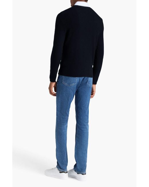 Sandro Blue Wool-blend Sweater for men