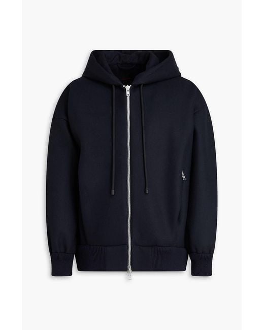 Simone Rocha Blue Wool-blend Hooded Jacket for men