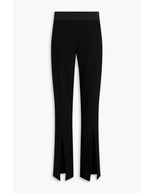 Jonathan Simkhai Black Ariah Crepe Straight-leg Pants