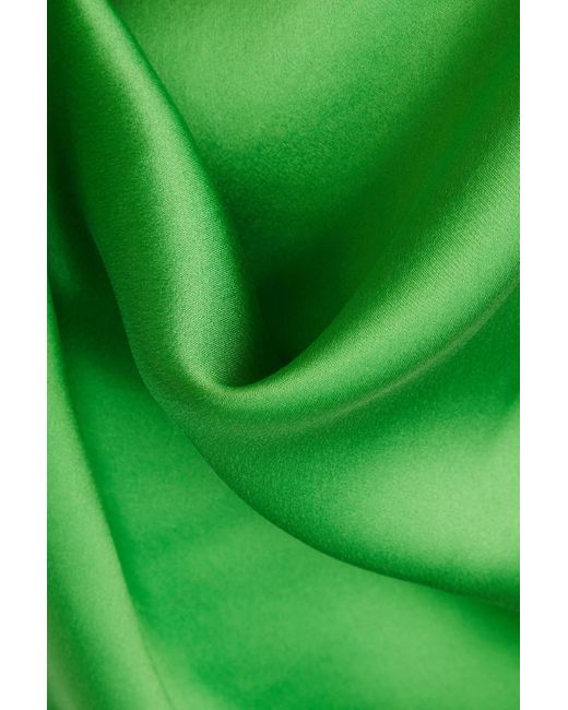 FRAME Green Silk Top