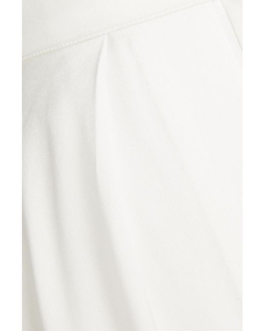 retroféte White Evalina Convertible Embellished Satin Mini Dress