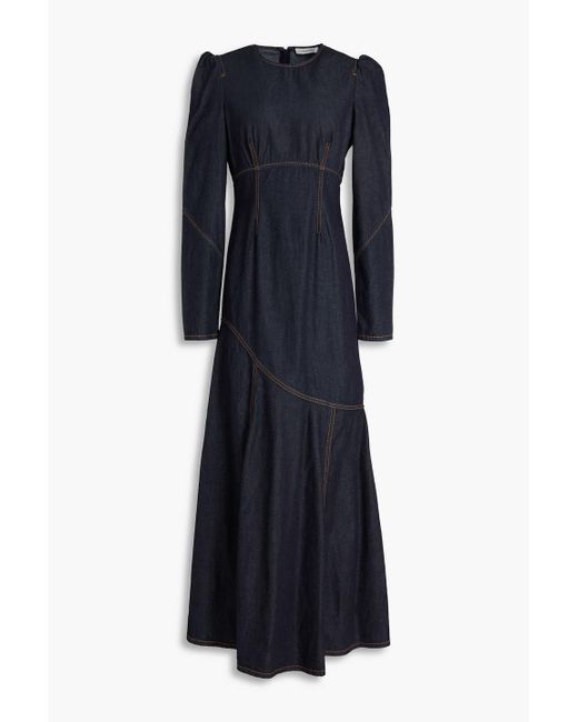 Zimmermann Blue Maxikleid aus denim
