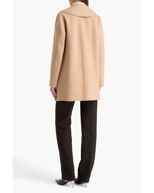 Theory Natural Wool And Cashmere-blend Coat