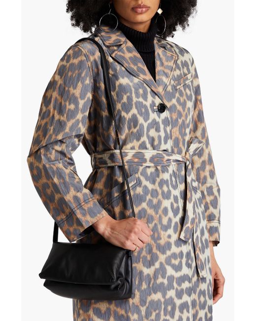 Marni Black Prisma crossbody bag aus gestepptem leder