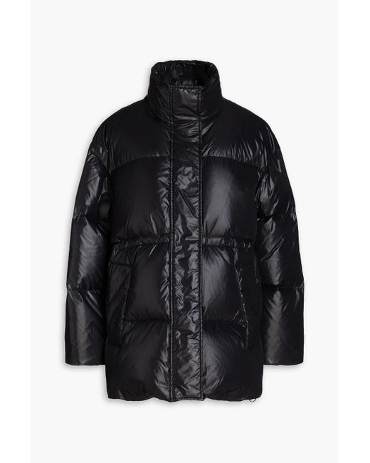 Stand Studio Black Milani Quilted Shell Down Coat