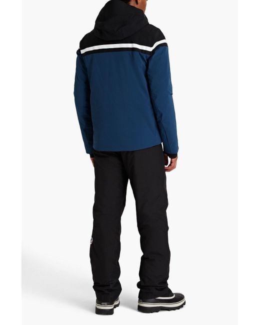 Fusalp Blue Alfonse Striped Hooded Ski Jacket for men