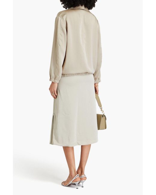Vince Natural Satin Jacket